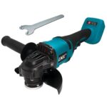 L1NXIXI Akku-Winkelschleifer 125 mm, Akku Flex für Makita LXT-18V Akku, 8500U/min, 3 Geschwindigkeiten, Akku-Schleifer mit Rutschfester Griff, zum Schleifen, Schneiden und Polieren (Ohne Akku)