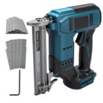 Schnurloser Brad-Nagler für Makita 18V Akku, 18GA Akku-Heftgerät-Nagelpistole, 2-in-1 elektrischer Nagler-Hefter mit 1000 Nägeln und 1000 Heftklammern für Heimwerken Holzarbeiten (nur Werkzeug)