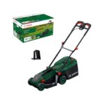 Bosch Akku-Rasenmäher ROTAK18V-34 (Schnittbreite: 34 cm, Schnitthöhe: 25-65 mm, 35 l Stoff-Grasfangkorb, Mulchstopfen, ohne Akku)