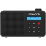 Kenwood CR-M25DAB-B - Tragbares DAB+ Radio mit Bluetooth, Automatic Safety Alert (ASA), Li-Ion Akku & LC-Display, USB-C Ladeanschluss, Kopfhörer-Ausgang, Schwarz