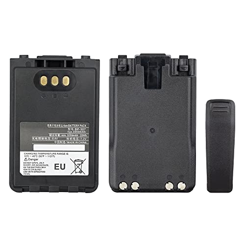 7,2 V 3350 mAh BP-307 Lithium-Ionen-Akku mit großer Kapazität für ICOM IC-705, ID-31E, ID-51E, ID-52E, IP-100H, IP-501H, IP-503H Zweiwege-Radios