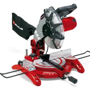 Einhell Kapp-Gehrungssäge TC-MS 2513 L (1600 W, max. 75 mm x 130 mm Schnitttiefe/-breite, Ø 250 mm Sägeblatt, schwenkbarer Sägekopf, Laser, Drehtisch mit Schnellverstellung)