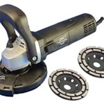 TRONGAARD Betonschleifer/Sanierungsfräse/Winkelschleifer Set 1.400W / 125mm mit Drehzahlregelung