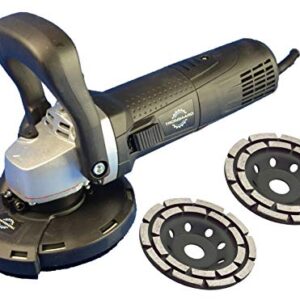 TRONGAARD Betonschleifer/Sanierungsfräse/Winkelschleifer Set 1.400W / 125mm mit Drehzahlregelung