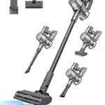 dreame R20 Kabelloser Staubsauger, 22,000PA / 190AW Starke Saugkraft, 90min Lange Laufzeit, Schmutzerkennung, LED-Bildschirm, blaues LED-Licht, kein verwickeln, optimal für Tierhaare, Teppiche