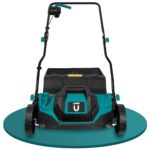 VONROC Vertikutierer Elektro - Rasenbelüfter 1300W - Einstellbare Schnitttiefe, Klappbar, inklusive 35 Liter Fangkorb