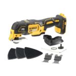 DEWALT 18 Volt ozillierendes Akku-Multi-Tool DCS355N-XJ (bürstenloser Motor, LED-Lampe, großer Auslöseschalter, 30-tlg. Zubehör-Set für Schleif- und Sägeanwendungen, Lieferung ohne Akku und Ladegerät)