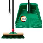 Rival 3-teiliges Garten-Set – enthält Besen mit Stiel (Breite: 32 cm), Laubschaufel & Rechen für Gartenarbeit – praktisches Gartengeräte Set zum Laub aufsammeln – Garten Zubehör – Gartenwerkzeug