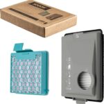 SQOON® Staubsaugerfilter für Miele, Ersatzfilter, Zubehör für Miele Filter, Boost CX1 Filter und Blizzard CX1, hochwertiger Kohlefilter