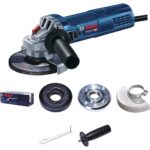 Bosch Professional Winkelschleifer GWS 9-125 S (Leistung 900 Watt, Leerlaufdrehzahl: 2800 – 11000 min-1, inkl. Aufnahmeflansch, Zweilochschlüssel, Spannmutter, Schutzhaube, Zusatzhandgriff)