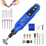 Multifunktionswerkzeug 42W Rotationswerkzeug Drehwerkzeug mit Zubehör und Aufsätze 5 Variable Drehzahl 3000-18000RPM für Bohren, Schneiden, Schärfen und Heimwerker