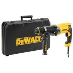 Dewalt SDS-Plus Kombihammer (28 mm) D25144K (900 Watt, max. Einzelschlagenergie 3,0 Joule, werkzeuglos wechselbare Werkzeugaufnahme, elektropneumatisches abschaltbares Hammerwerk, Sicherheitskupplung)