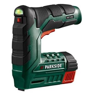 PARKSIDE Akkutacker Tacker | 4V (1300mAh) Li-Ion Akku Elektrotacker - Inklusive 1000 Klammern | PAT 4 B2