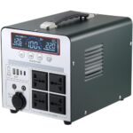 Tragbare Powerstation 1000W/666Wh, Mashine Tragbare Wiederaufladbare Generator Backup Batteriepack für Camping, Wohnmobile, Drohnen, Erste Hilfe und Außenbeleuchtung, mit 4 AC Anschlüssen