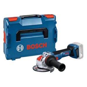 Bosch Professional 18V System Akku-Winkelschleifer mit X-LOCK GWX 18V-11 S (inkl. Vibration Control Zusatzhandgriff, Schutzhaube, L-BOXX 136)