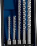 Bosch Professional 5x Expert SDS plus-7X Hammerbohrer Set (für Stahlbeton, Ø 5-10 mm, Zubehör Bohrhammer) | 5 Stück (1er Pack)