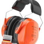 Senner ® WorkPro Ultra | Gehörschutz für Arbeit und Freizeit – Größenverstellbare Ohrenschützer - Hochwertige Lärmschutz Kopfhörer mit SNR von 34 dB - Kapselgehörschutz Schwarz/Orange - Unisex