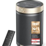 Dreo Energiesparender Heizlüfter, 34 dB Leiser 1500W Elektrischer PTC Keramik, Thermostat, Überhitzungs- & Kippschutz, 12 Std. Timer, Elektroheizung für Räume Schlafzimmer, Heater 316, Gold