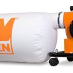 WEN Staubsammler für Holzbearbeitung, 5,7 Ampere-Motor mit 12-Gallonen-Tasche, mobiler Basis und optionaler Wandhalterung (DC3401)