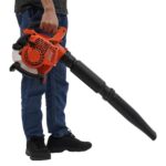 Laubsauger Benzin 2-in-1, Handgerät mit Laubbläser & Saugfunktion, 25.4cc Leaf Blower inkl. Auffangsack, Elektrischer Laubsauger-Alternative für Garten, Hof und Gehweg