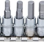 BGS 2749 | Bit-Einsatz-Satz | 9-tlg. | 6,3 mm (1/4") | Innensechskant | Zollgrößen 3/32" - 3/8" | CV-Stahl