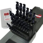 WELIQU Hochwertiges HSS-R Bohrerset 25-teilig, 1-13mm, 0,5mm Schritte - Rollgewalzte Metallbohrer für Stahl, Alu, Messing, NE Metall, Guss, PVC - Spiralbohrer - Stahlbohrer