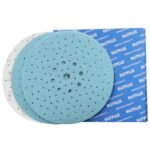 Schleifpapier 225mm Klett 40/60/80/120/240 Körnung Schleifscheiben Staubentfernung Keramik Blau 10 Stück Schleifpapier Wandschleifen Holzpolieren