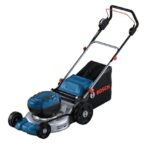 Bosch Professional 18V System Akku-Rasenmäher GRA 18V2-46 (Schnittbreite: 46 cm, 6-stufige Höheneinstellung, 60-Liter-Textil-Grasfangkorb, inkl. 2 x Isolierschlüssel, Mulcher)