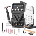 STAHLWERK Schutzgasschweißgerät 2-in-1 Kombi AC/DC WIG 200 ST – WIG & MMA (E-Hand/ARC) bis 200 A, HF-Zündung, Hotstart, Anti-Stick, 2T & 4T-Modus, AC WIG-Schweißen für Aluminium, IGBT-Technologie
