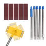 BigKing Robuster Hand-Trockenbauschleifer, Wand- und Deckenschleifen mit Verlängerungsstange und 5 Schleifpapier, für schnelles, produktives Schleifen von Boden, Wand und Decke