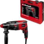 Einhell Bohrhammer TC-RH 620 4F (620 W, pneumatisches Schlagwerk, 5200 min-1 Schlagzahl, 2,2 J Schlagstärke, Hammerbohren, Bohren, Meißeln mit und ohne Fixierung, SDS-Plus, inkl. Transportkoffer)