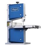 Scheppach HBS30 Bandsäge Holzbandsäge Holzsäge Tischsäge Säge inkl. 3 Sägebänder | 230 Volt | 350 Watt | max. Durchlasshöhe: 80 mm | max. Durchlassbreite: 200 mm
