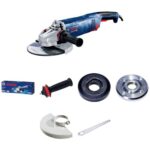 Bosch Professional Winkelschleifer GWS 24-230 JZ (2.400 Watt, inkl. Zweilochschlüssel, Aufnahmeflansch, Spannmutter, Abdeckschutz, Zusatzhandgriff)