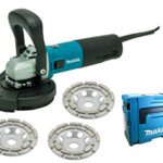 Betonschleifer/Sanierungsfräse/Putzfräse/Winkelschleifer-Set 125mm mit Drehzahlregelung