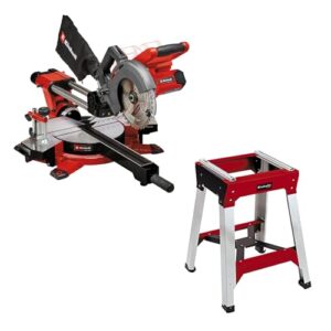 Einhell Akku-Zug-Kapp-Gehrungssäge TE-SM 36/210 Li - Solo Power X-Change (36 V, Li-Ion, leichtgängige Zugfunktion, Schnittlinien-Laser, ohne Akku und Ladegerät, inkl. E-Stand)