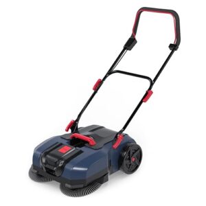 Güde Akku Kehrmaschine GKM 18-401-30 (18V E³ Serie, Li-Ion, 61 cm Kehrbreite, 1800 m² Flächenleistung pro Stunde, 20 l Schmutzbehältervolumen, klappbarer Bügel, inkl. 4 Ah Akkupack und 3 A Ladegerät)