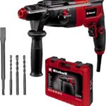Einhell Bohrhammer TC-RH 620 4F Kit (620 W, pneumatisches Schlagwerk, 2,2 J Schlagstärke, Hammerbohren, Bohren, Meißeln mit & ohne Fixierung, SDS-Plus, Dauerlaufarretierung)