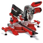 Einhell Zug-Kapp-Gehrungssäge TC-SM 216 (1600 W, max. 65 mm x 305 mm Schnitttiefe/-breite, Ø 216 mm Sägeblatt, Zugfunktion, Drehtisch mit Schnellverstellung, Laser)