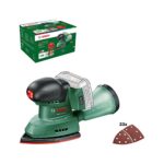 Bosch Akku-Multischleifer EasySander 18V-8 (Ohne Akku; 18 Volt System; für die DIY-Holzbearbeitung; 3x Schleifblätter; 20x Schleifpapier; im Karton) – Amazon Edition