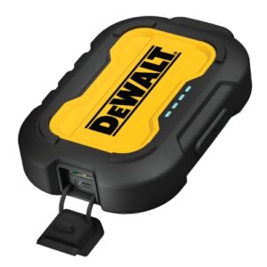 DEWALT Tragbares Ladegerät von DEWALT, Powerbank, 10.000 mAh Akkupack mit USB-C-Anschluss für iPhone 17/17 Air/17 Pro/17 Pro Max, iPhone 16-Serie, iPhone 15/14, Samsung Galaxy