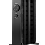 PELONIS Ölradiator 2300W mit J-förmigen Lamellen, Ölgefüllter Heizkörper mit 3 Heizstufen & Thermostat, Leiser Elektroheizer mit Kippschutz, Energieeffizient A für Schlafzimmer, Wohnzimmer, Büro