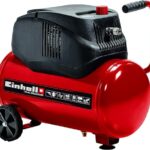 Einhell Kompressor TC-AC 200/24/8 OF (1200 W., max. 8 bar, 24 l-Tank, 180 l/min Ansaugleistung, Motordrehzahl 15000 min^-1, Druckminderer, Manometer, ölfrei)