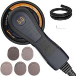 MAXXT 5,0mm Brushless Exzenter Schleifer 230V mit Dreikernverkabelung:150mm, Vielseitiger Elektrischer Schleifer mit variablem Tempo und 10 Schleifscheiben Kabelgebunden