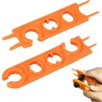 Lxtness 2 Stück Solar Schraubenschlüssel, MC4 Werkzeug für Solarpanel-Kabel PV-Systemdraht und Steckverbinder,Schnelles Stecker und Buchsentrennwerkzeug