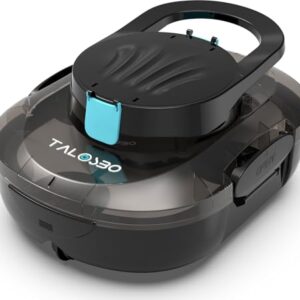 (2026 Upgrade) TALOSBO S1PRO Poolroboter, 120 Min Automatische Reinigung, Dual Motoren Poolreiniger Selbsteinparkfunktion mit 2,5H Ladezeit Poolsauger Akku für Flache Böden Pools bis 100 m²