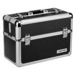 anndora Werkzeugkoffer lang - L 45 x B 23 x H 34 cm - universell verwendbar - variabel einteilbar - abschließbar - Farbe Schwarz