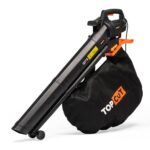 TOP CUT Elektrischer Laubbläser 3in1 – 3500W Gebläse mit Häcksler & Fangsack, Blasgeschwindigkeit bis 270 km/h – Modell TC-DE3500-E2