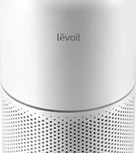 LEVOIT Luftreiniger für Allergien und PM2,5, HEPA-Filter, Luftqualität, gegen 99,97% der Milben, Pollen, Gerüche, Schimmel, CADR 240 m³/h, 50 m², 22 dB, Schlaf- und Auto-Modus