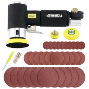 Mini Druckluft Poliermaschine Exzenterschleifer Schleifmaschine Polierer 25mm 50mm 75mm Schleifscheiben