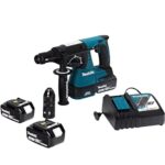 Makita dhr243 Akku-Bohrhammer 18 V/2 x 3,0 Ah Akku und Ladegerät im Makpac Koffer - dhr243rfj